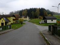 Blick auf die Wanderstrecke bei den Hirschenwies Waldhäuser