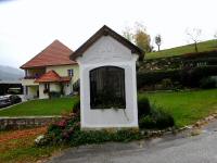 Blick zum Steghof Marterl an der Kreuzung der L8293 bei der Stegmühle 