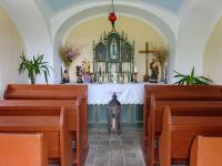  Blick in den Innenraum der Robischbauer Kapelle 
