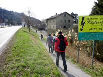  Wanderroute entlang der B3 