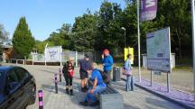  Wanderer kurz vor dem Start 