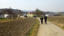 Wanderroute auf dem Wanderweg "Alte Strae" nach Senftenegg