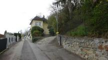Blick auf die Wanderstrecke: Obere Landstrae - Villenweg 