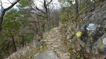 Wanderroute auf dem Welterbesteig nach Steinaweg