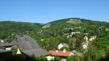schöner Fernblick zum Eichberg und zum Hundskogel 