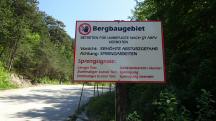  Infotafel über das Bergbaugebiet 