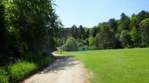  Blick auf die Wanderstrecke beim Fussballplatz Gaaden 