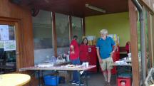  Blick zum Labestellenteam der 3. K+L 