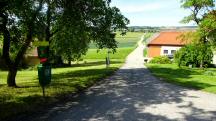  Blick auf die Wanderstrecke im Weiler Eichberg 