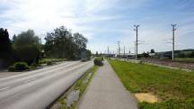 Wanderroute entlang der Wienerstrae und der Westbahn in Neukirchstetten