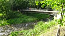  Blick zum Steg ber den Michelbach 