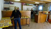  Blick zum Personal der 1. K+L in Eppenberg 