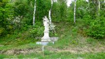  Blick zur Statue des Heiligen Johannes von Nepomuk 