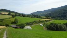  Blick auf die Wanderstrecke nach Walkersdorf 