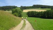  Blick auf die Wanderstrecke 