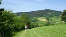  Blick auf die Wanderstrecke 