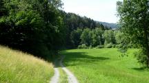  Blick auf die Wanderstrecke 