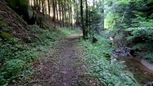  Wanderroute entlang des Eselsteiggrabenbachs 