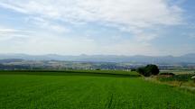 wieder ein schner Fernblick Richtung St. Leonhard am Forst 
