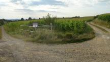  Blick zur Streckenteilung (8/14 km) 