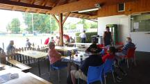  Wanderer im Start-/Zielraum 