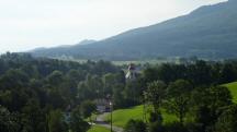  schner Blick zurck nach Pisching 