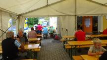  Wanderer im Zielraum 