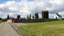 Wanderroute auf der Blauensteinerstrae zum Friedhof 