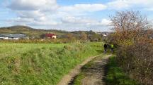  Blick auf die Wanderstrecke 