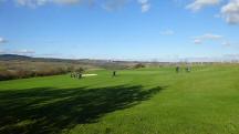  Blick auf das Gelnde des Golfplatzes Lengenfeld 