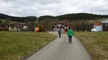  Blick auf die Wanderstrecke bei Seiterndorf 