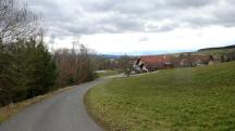 Blick auf die Wanderstrecke wieder nach Seiterndorf 