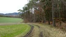  Blick auf die Wanderstrecke 