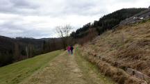  Blick auf die Wanderstrecke 