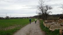  Blick auf die Wanderstrecke 