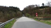 Wanderroute ber die Ybbs Brcke bei Hermannsdorf 
