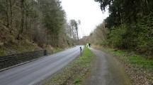 Wanderroute entlang der Landstrae nach Freidegg 