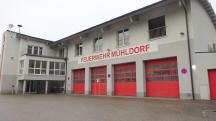  Blick zum FF-Gebude Mhldorf ist Start-/Zielraum 