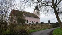 nochmals der Blick zur Kath. Pfarrkirche Hl. Margarethe in Niederranna 