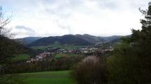 schner Fernblick nach Mhldorf, Niederranna und Oberrana 