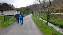  Wanderroute auf der Bachstrae 