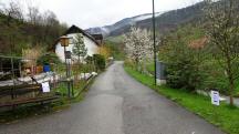  Wanderroute auf der Bachstrae 