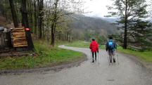Wanderroute auf dem Zornbergweg nach Gut am Steg 