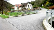  Wanderroute wieder ber eine Bachbrcke 