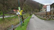  Wanderroute auf der Bachstrae 