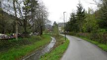  Wanderroute auf der Bachstrae 