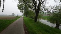 Marathonroute entlang des Michelbach nach Weisching 