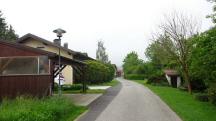Blick auf die Wanderstrecke am Ortsende von Untergrafendorf 