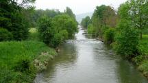  Blick von der Brcke auf den Michelbach 