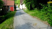 Blick zur Streckenteilung - 10/20 km 